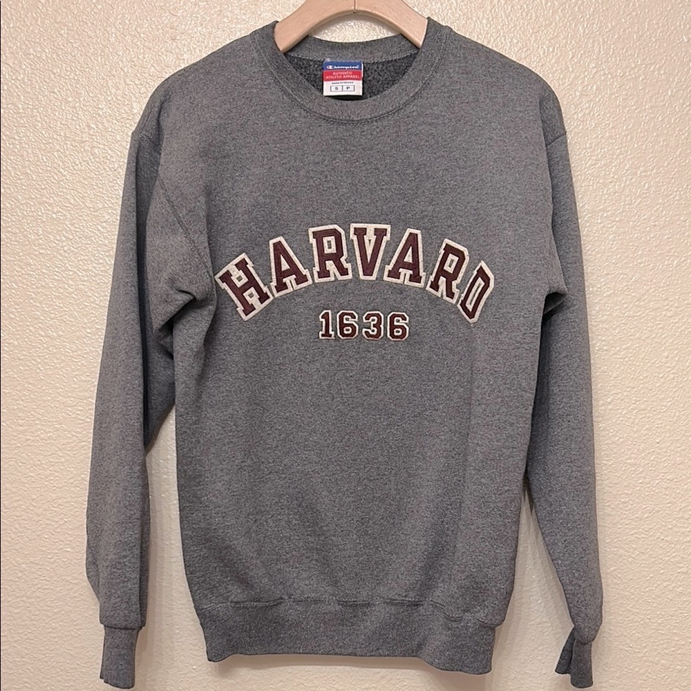Vintage Champion Harvard 1636 Sweatshirt Size Small